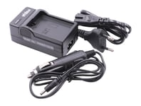 vhbw Chargeur de batterie compatible avec Nikon D3100, D3200, D3300, D3400, D3500 appareil photo digital, camcoder, DSLR- batterie d'action cam