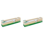 BRIO World - 33341 - Rails Droits Longs 216 mm - Accessoire pour Circuit de Train en Bois - Jouet pour garçons et Filles à partir de 3 Ans (Lot de 2)