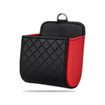 Lntyq - Boîte de rangement pour voiture, boîte de rangement latérale pour siège de voiture, organisateur de voiture en cuir pour téléphone, pochette