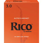 D'Addario RDA1030 Klarinett Flis Rico Alto Clarinet 3.0 10 Pack