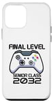 Coque pour iPhone 12 mini Jeu vidéo Senior Class Final Level Gamer Class of 2032