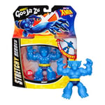 Heroes of Goo Jit Zu Marvel Studios X-Men '97 Beast Stretchy Action Figure, With Metallic Rheoscopic X-Gene Filling. Stretch Him to 3 Times His Size!