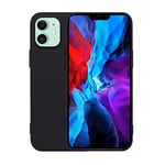 Yivoko is specially designed for smart phones. The matte four corner large hole fashionable mobile phone case made of TPU material is suitable for iPhone 12mini ' Black