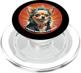 ATTITUDE MAKES THE DIFFERENCE pet chihuahua punk rock puppy PopSockets PopGrip for MagSafe