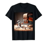 Fantasy Cute Crying Nail Wood T-Shirt