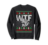 Funny Where's The Fish WTF Fisherman Ugly Christmas Sweater Sweatshirt