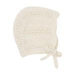 HUTTEliHUT bonnet alpaca wool knit – off-white - 50/56