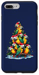 Coque pour iPhone 7 Plus/8 Plus Parrot Christmas Tree Funny Polly Holiday