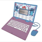 Lexibook JC598DI2 Disney Stitch Bilingual Educational Laptop with 124 Activites