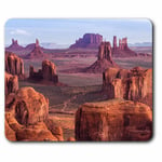 Computer Mouse Mat - Hunts Mesa Monument Valley USA America Office Gift #24274