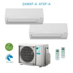 Daikin 2AMXF50A + ATXF35A + ATXF35A Climatiseur Siesta Dual Split 2x 12000Btu A+