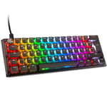 Ducky One 3 Aura Black Mini Gaming Tastatur, Rgb Led - Mx-silent-red