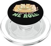 Chats amateurs de sushis kawaii drôle That's How We Roll Pastel PopSockets PopGrip pour MagSafe