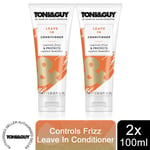 2 Pack Toni & Guy Leave-In Conditioner for smooth & Manageable hair, 100 ml
