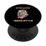 Cassette de musique rétro années 80 années 80 pour homme et femme PopSockets PopGrip Adhésif