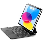 ESR iPad Keyboard 10th Generation, Magic Keyboard case for iPad 10th Generation (2022), iPad Keyboard Case with Floating Cantilever Stand, Springy Backlit Keys, Multi-Touch Trackpad, Black