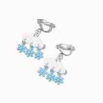 Claire's Boucles d'oreilles à clip flocon de neige nuage