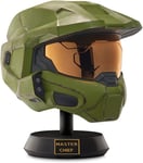 Halo Master Chief Deluxe Helmet with Stand - LED Lights on Each Side - Battle D