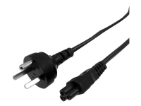 MicroConnect - Strömkabel - DK EDB (hane) till IEC 60320 C5 - 3 m - svart