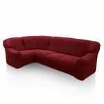 SOFASKINS Housse de canapé d'angle Super élastique, Lavable, de Haute qualité, Respirante, Confortable et Durable, Facile à Installer, Dimensions (340-540 cm), Couleur Rouge