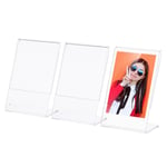 3- Andoer 3" L-shape Acrylic Photo Frame fr Fujifilm Instax Mini 8 8+ I5J4