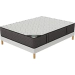 Elite Mattress - Ensemble 140x200 hotel confort Sommier + Matelas Hauteur 30cm