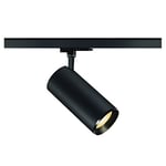 SLV 1005802 NUMINOS XL/LED 3 Phases, Spot de Plafond, système de Rail, éclairage intérieur / 3000 K W 3490 LM, Noir, intensité Variable à 36 degrés, Aluminium