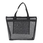 Mesh Dusch Caddy Tote Bag med Mesh Skoväska Dubbla Handtag Badrum Snabbtorkande Tote Bärbar väska