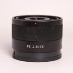 Sony Used FE 35mm f/2.8 ZA Zeiss Sonnar T* Lens