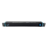 Infitronic - INSV1002-19 Multiprise Répartiteur de Courant Rack 8 Voies 1U avec 2 x USB Charging/Commutateur