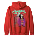 Kevin Smith Jay & Silent Bob Xmas Knight Vintage Lol Parody Zip Hoodie