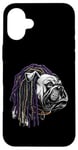 iPhone 16 Plus BULLDOG WITH DREADS FOR DOG AND REGGAE LOVERS Case