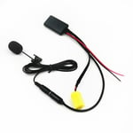 Bil Bluetooth 5.0 Aux-kabel Mikrofon Handsfree Mobiltelefon Gratis Samtalsadapter för Fiat Grande Punto Alfa 159