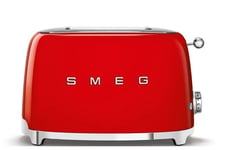 SMEG TSF01RDEU Grille-Pain Rouge Poli Esthétique 50'S Style