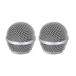 2pcs Microphone Ball Head Mesh Grill for SM58 BETA58A SM58S SA-M30 SV100 PGX24