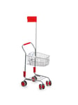 Small Foot - Shopping cart with doll seat and flag