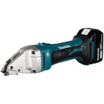 Cisaille à tôle sans fil DJS101RTJ 18 v, 2x 5.0 Ah et chargeur en makpac 2 - Makita