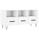 Meuble TV blanc 102x36x50 cm bois d'ingénierie - Prolenta Premium