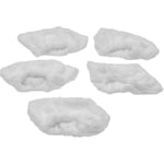 Vhbw - Lot de 5 Lingettes (couverture en tissu éponge) pour Kärcher sc 6.800 cb, SC1.020, SC2, SC3 EasyFix, si 2.600 cb, si 2125 balai vapeur