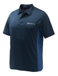 Beretta Unisex Flash Tech Polo Blue Total Eclipse, M