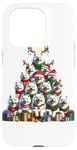 Coque pour iPhone 15 Pro Christmas Tree Samoyed Dog Sammies