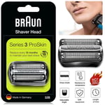 Electric Shaver Foil Head Replacement of Braun-Series 3 ProSkin Black 32B UK