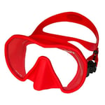 Masque de plongée apnée et Snorkeling Maxlux S Beuchat Bleu Rouge