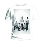 Bring Me The Horizon Men's Group Shot Short Sleeve T-Shirt, White, Large