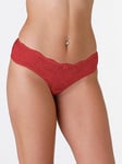 Wonderbra Refined Glamour Shorty - Brick Red, Red, Size Xl, Women