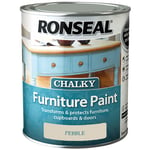 Ronseal 37485 Chalky Furniture Paint Pebble 750ml