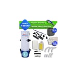 Aspirateur central Aspibox Serenity garantie 3 ans + flexible rétractable 16 m standard + 7 accessoires + kit 1 prise retraflex + kit prise balai