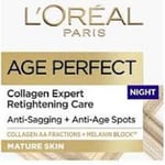 L'Oreal Paris AGE PERFECT NIGHT CREAM Collagen Expert Anti sagging Anti Age spot