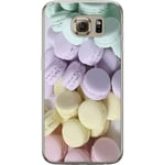 Samsung Galaxy S6 Läpinäkyvä Puhelinkotelo Macarons