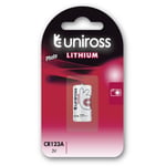 Uniross CR123A Litium 4895122315028